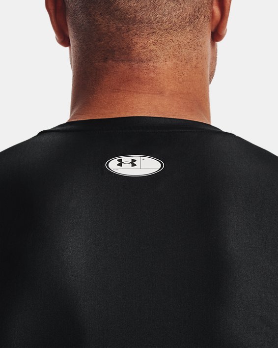 เสื้อกล้าม UA Iso-Chill Compression สำหรับผู้ชาย in Black image number 3